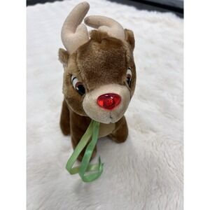APPLAUSE RUDOLPH THE RED NOSE REINDEER PLUSH 1993 VINTAGE XMAS